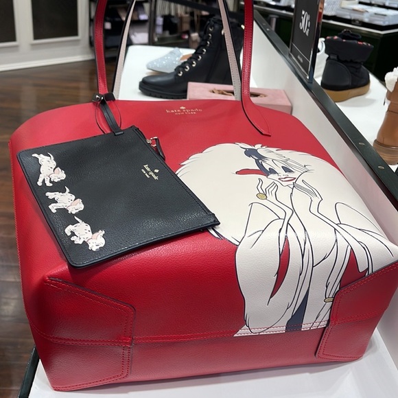 Kate Spade Disney X Kate Spade New York Cruella Tote Bag
Red Multi - Picture 4 of 16